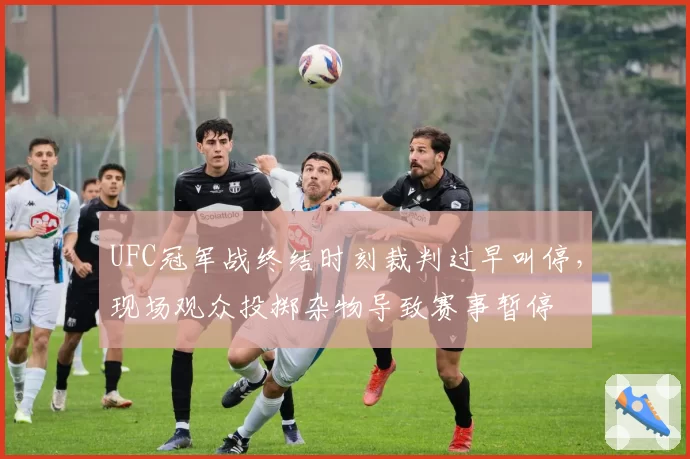 UFC冠军战终结时刻裁判过早叫停，现场观众投掷杂物导致赛事暂停